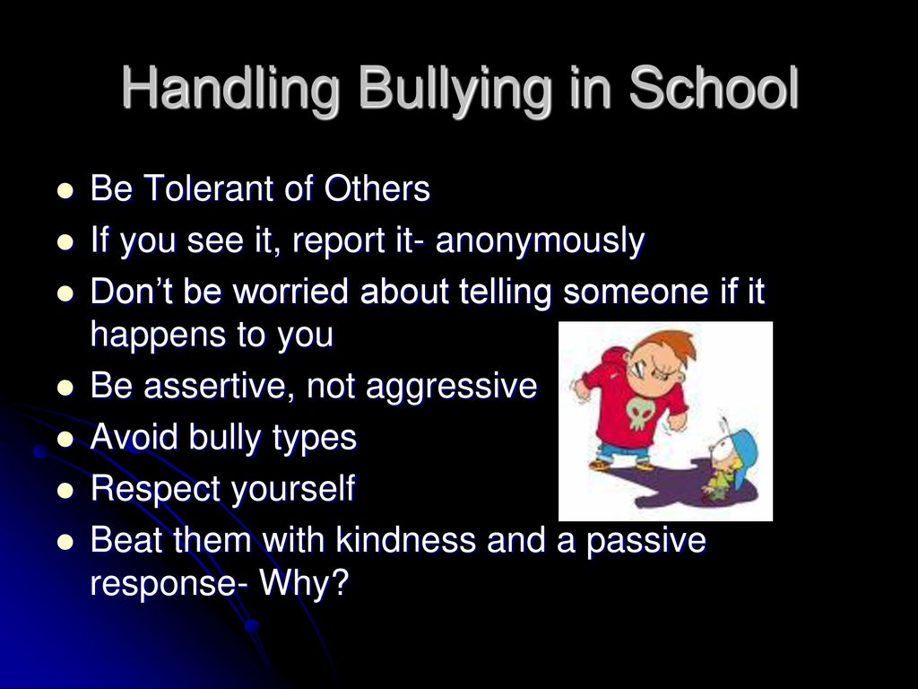 Handling Bullying in School