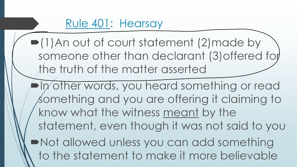 Mock Trial Objections Part II ppt download