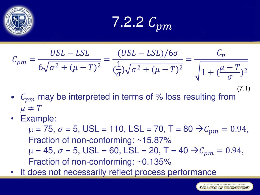 Chapter 7 Process Capability Ppt Download