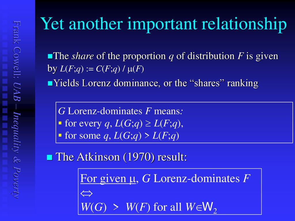 Inequality Measurement Ppt Download
