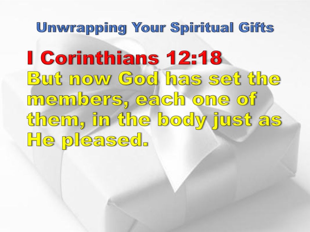 Spiritual Gifts: Unwrapping Your God-Given Treasures