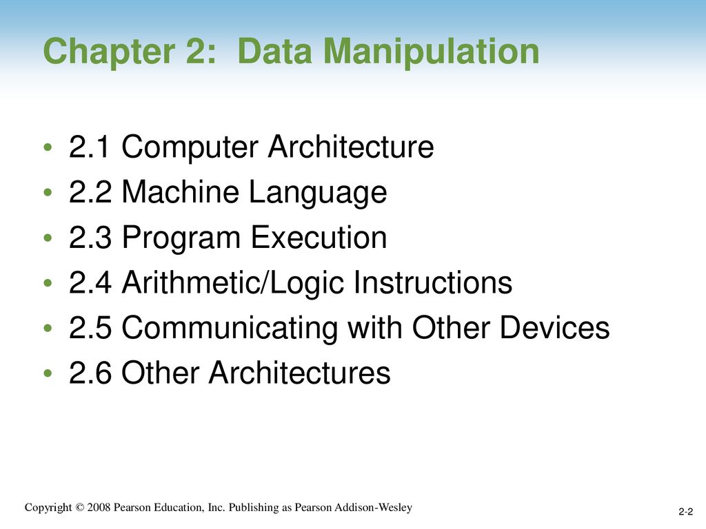 Chapter 2: Data Manipulation - ppt download