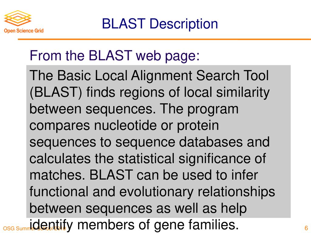 Condor: BLAST Tuesday, Dec 7th, 10:45am - ppt download