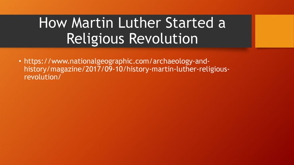 Protestant Reformation- Europe in ppt download