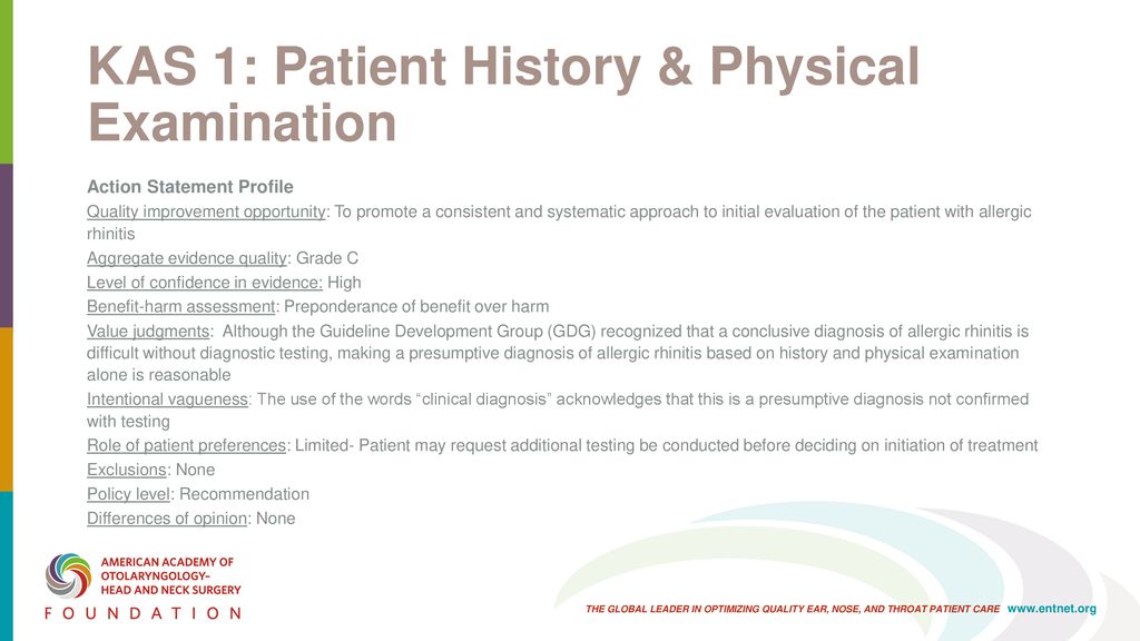Symptom Assessment of Patients with Allergic Rhinitis Using an