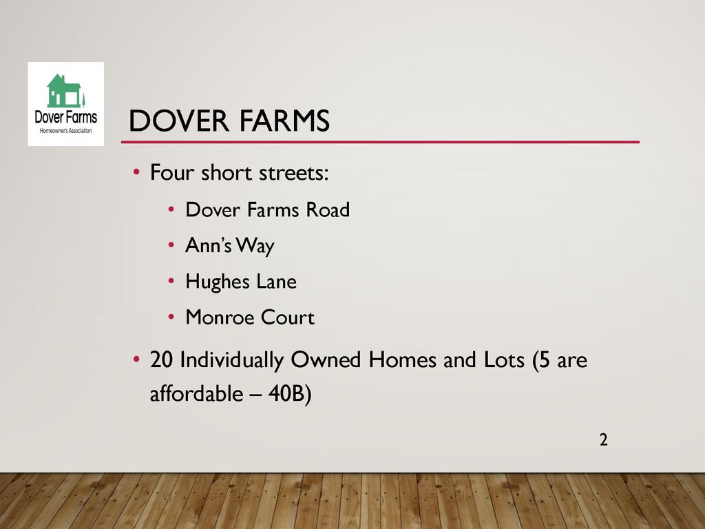 Dover Farms Warrant Petition - ppt download