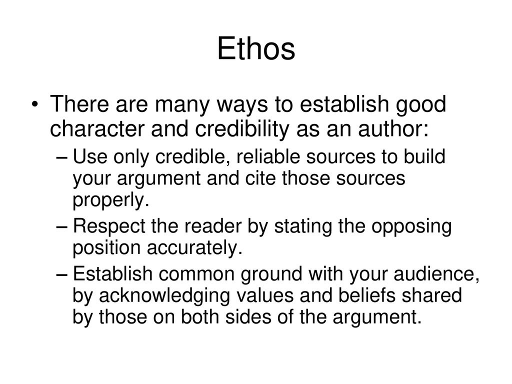 Ethos Why We Build Credibility In Our Speeches The Rcm 401 Speakers