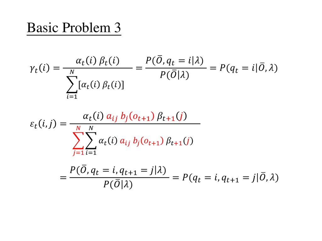 4 0 More About Hidden Markov Models Ppt Download