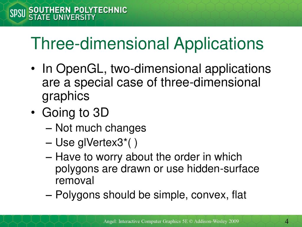 Angel: Interactive Computer Graphics5E © Addison-Wesley ppt download