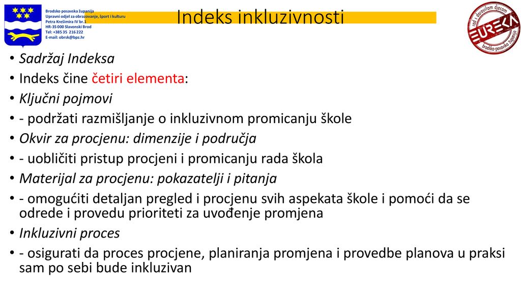 Eureka Rad S Darovitom Djecom Ppt Download