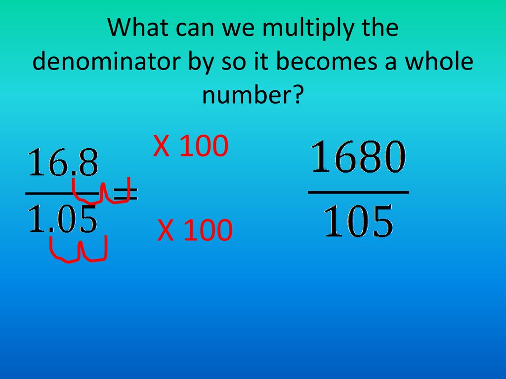Dividing by a decimal number ppt download