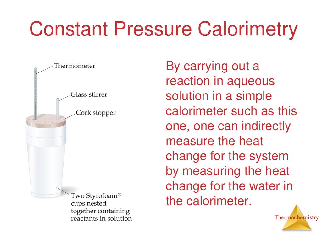 Constant Pressure Calorimetry