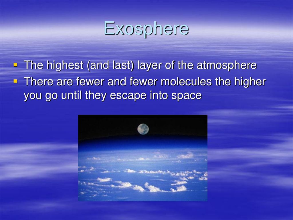 Layers Of The Atmosphere - Ppt Download