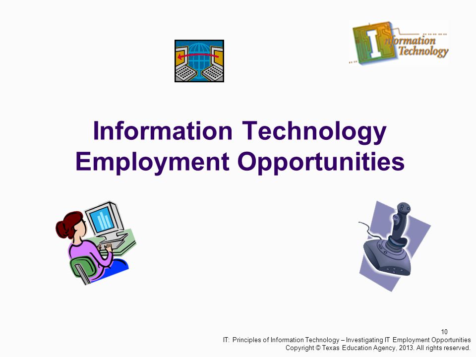 Information Technology Employment Opportunities