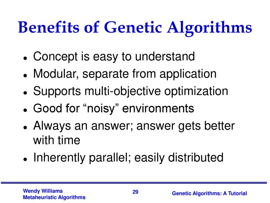 Genetic Algorithms: A Tutorial - ppt download