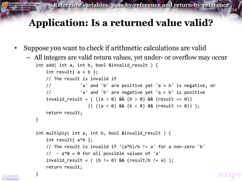 Reference variables, pass-by-reference and return-by-reference - ppt ...