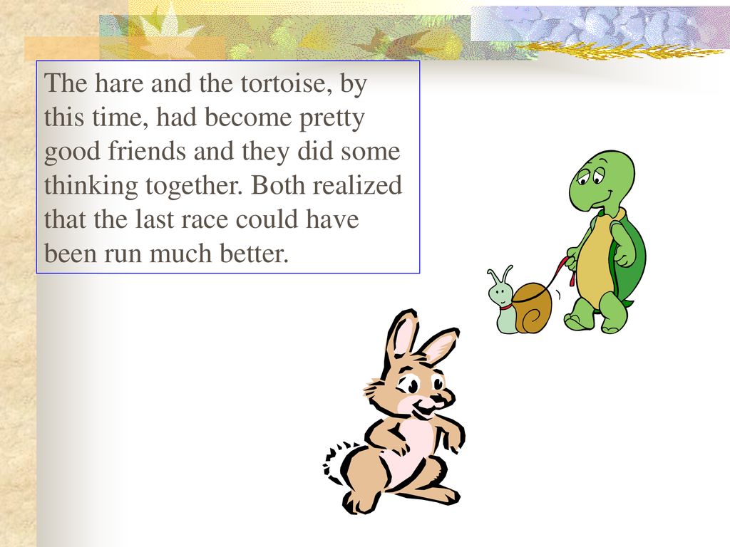 The hare and the tortoise 4 класс spotlight презентация