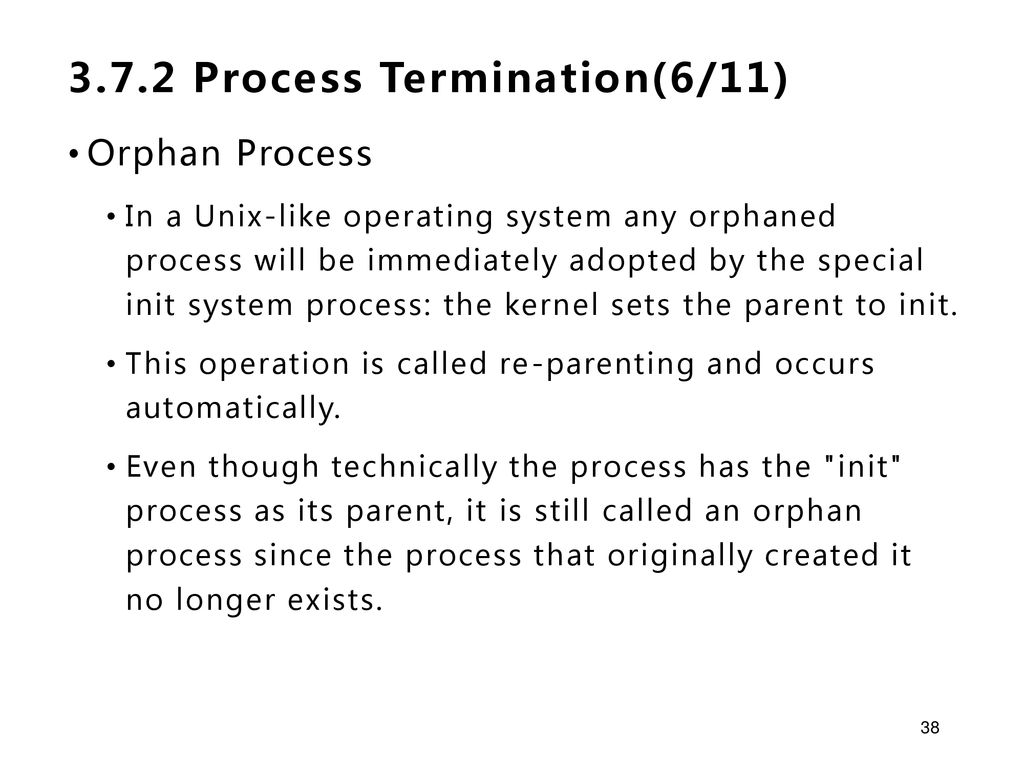 3.7.2 Process Termination(6/11)