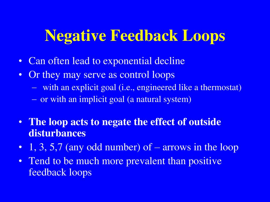 Feedback Loop Diagrams Different Diagrams for Different Purposes - ppt ...