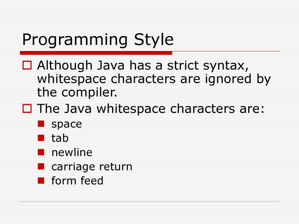 Chapter 2: Java Fundamentals cont’d - ppt download