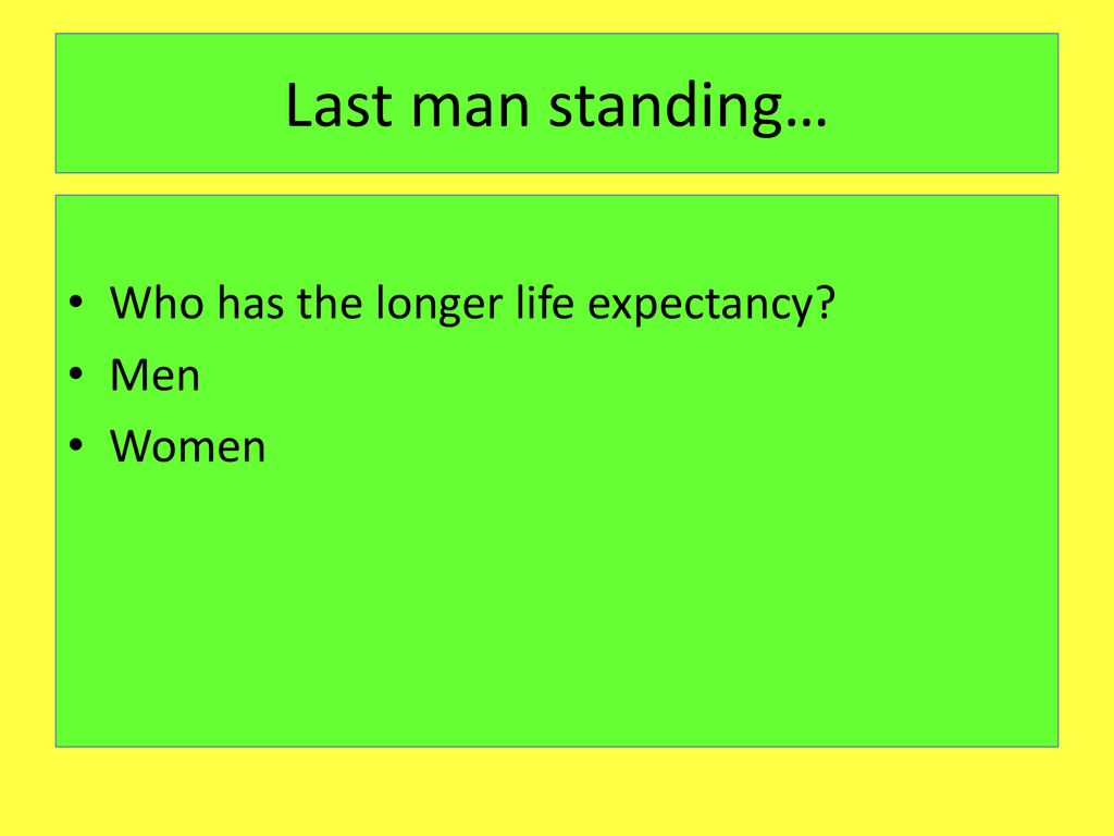 Last man standing… Who does better at school? Boys Girls. - ppt download