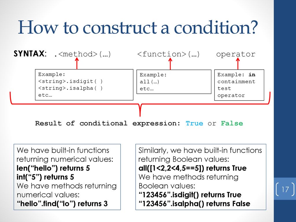 Lecture 7 – Unit 1 – Chatbots Python – For loops + Robustness - ppt ...