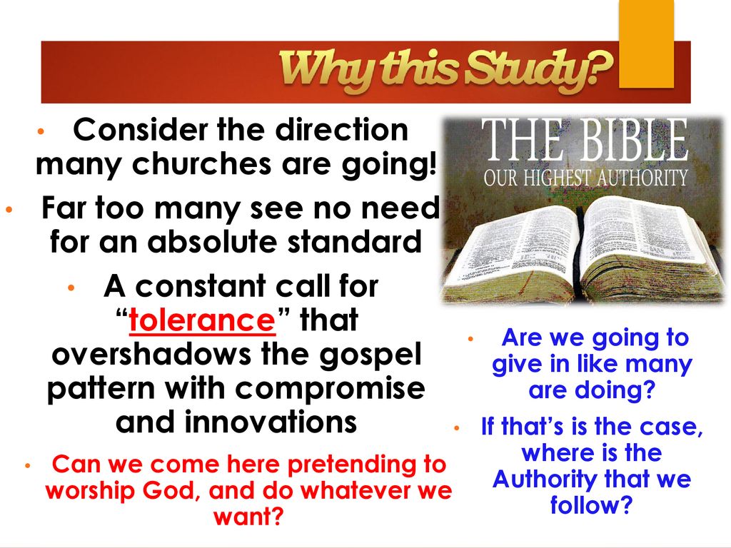 Consider the direction many churches are going!