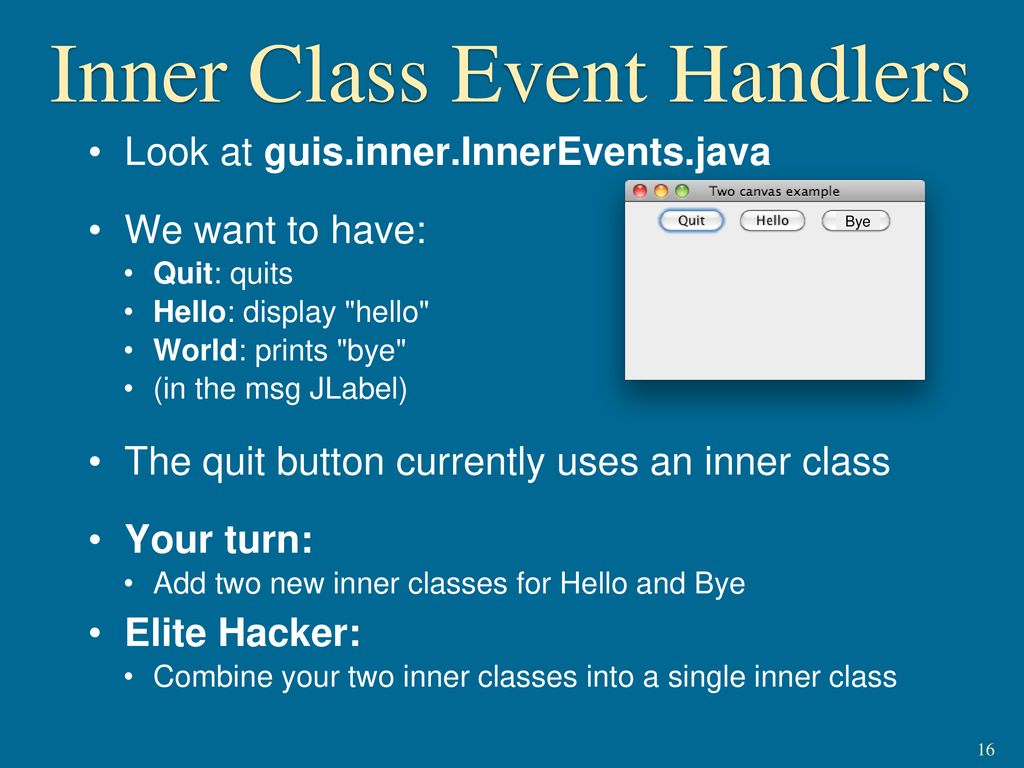 ...that can get messy when we have lots buttons! - ppt download