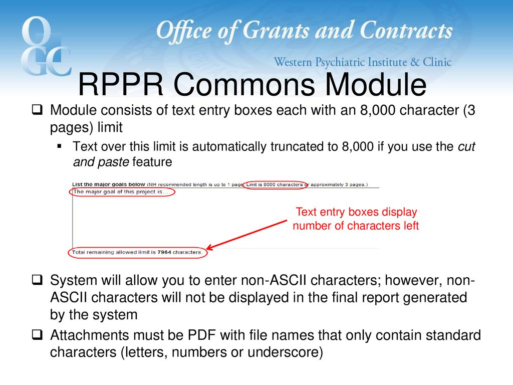 Annual NIH Progress Reports - ppt download