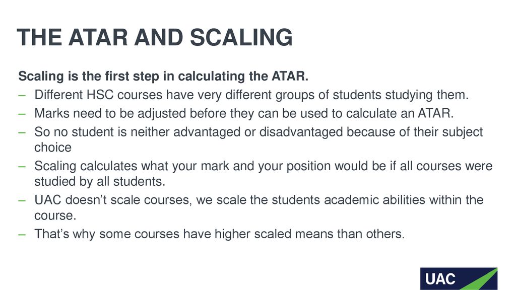 THE ATAR AND APPLYING THROUGH UAC YEAR 12 INFORMATION. ppt download
