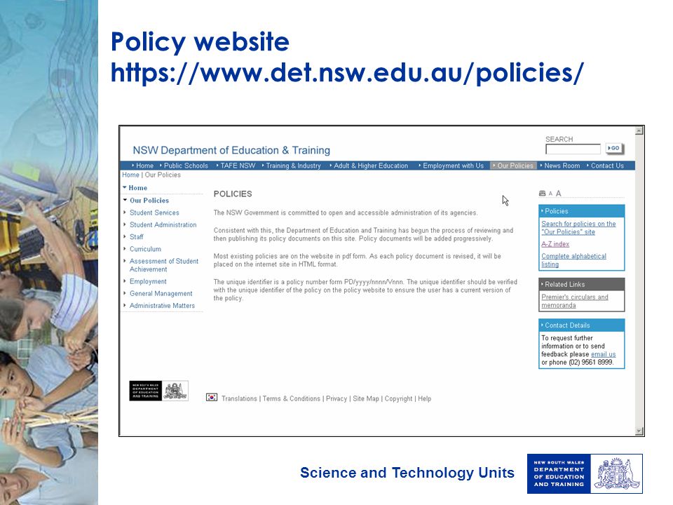 Policy website