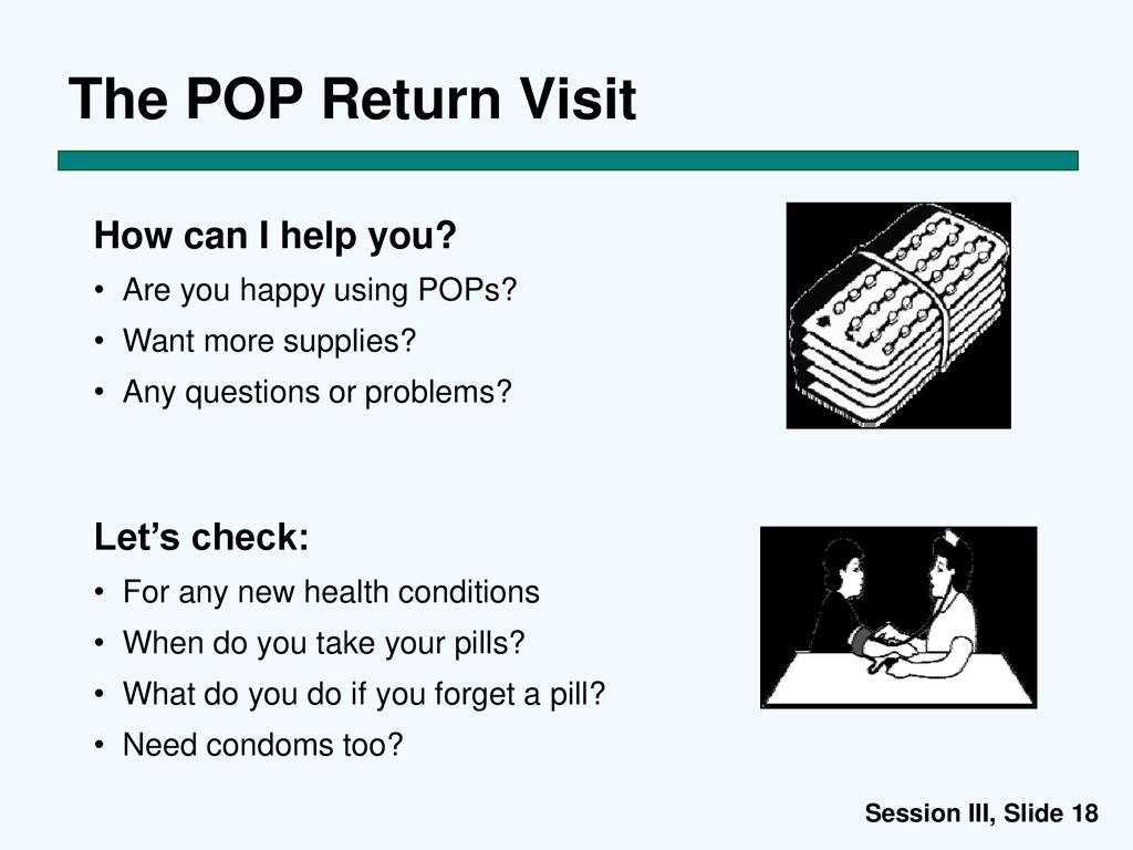 The POP Return Visit How can I help you Let’s check: