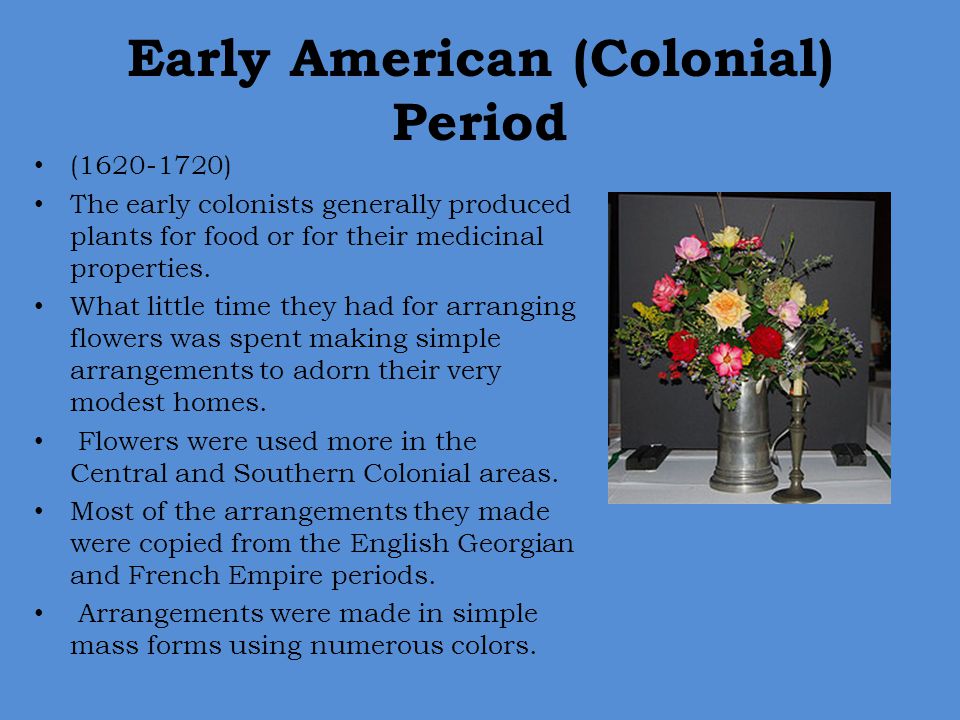 Aspects of Design: Floral Design Periods