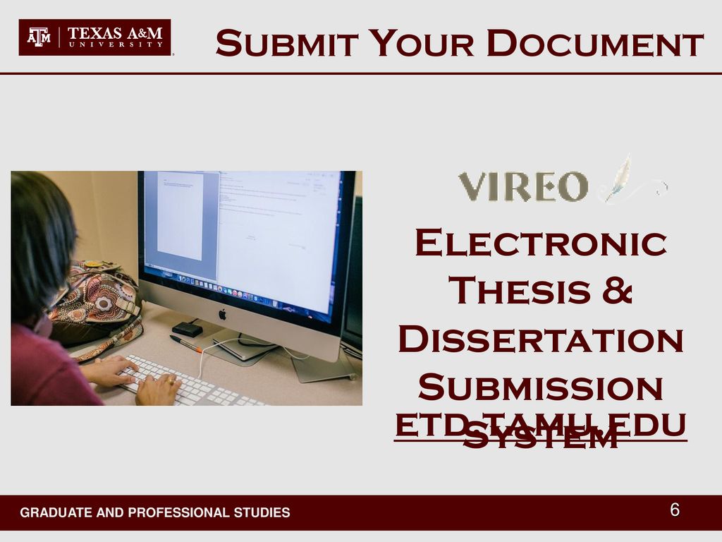 tamu thesis and dissertation services