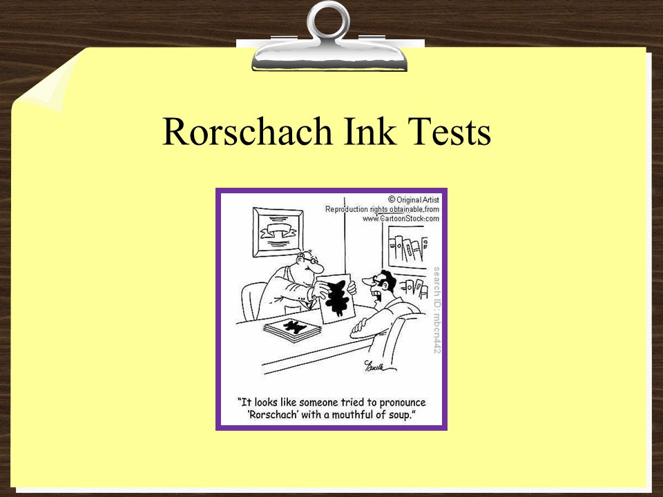 Rorschach Ink Tests