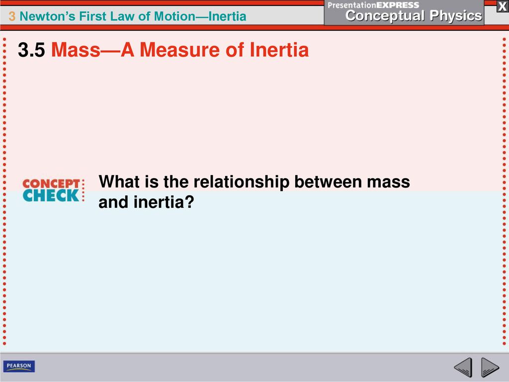 3.5 Mass—A Measure of Inertia