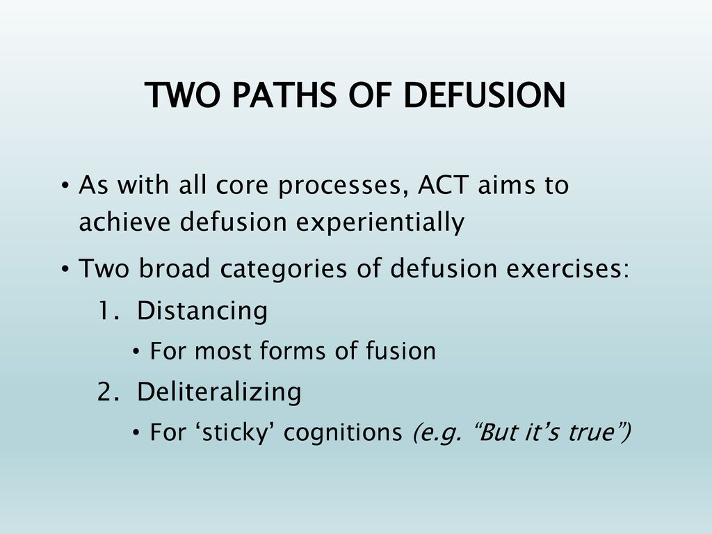 17+ Cognitive Defusion Techniques Pdf HunainAstryd