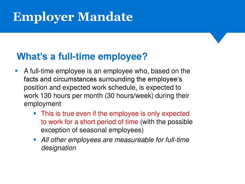 The Employer Mandate And Its Penalties Ppt Download