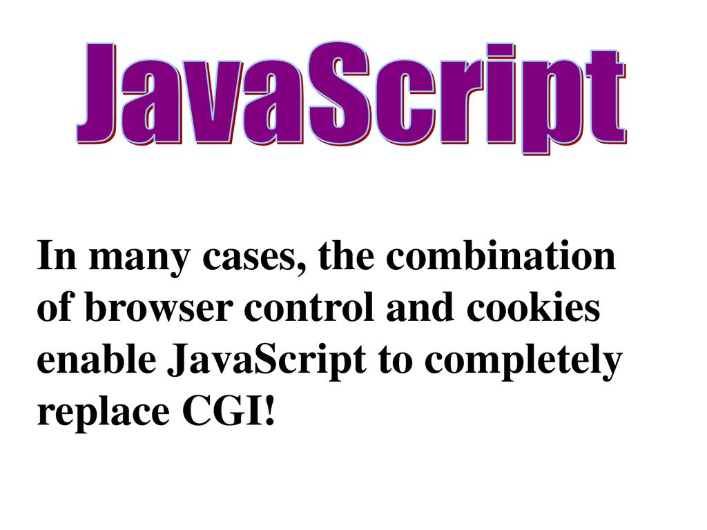 Brief Look InTo JavaScript - ppt download
