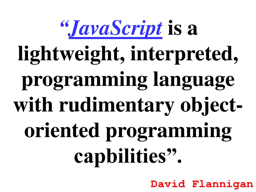 Brief Look InTo JavaScript - ppt download