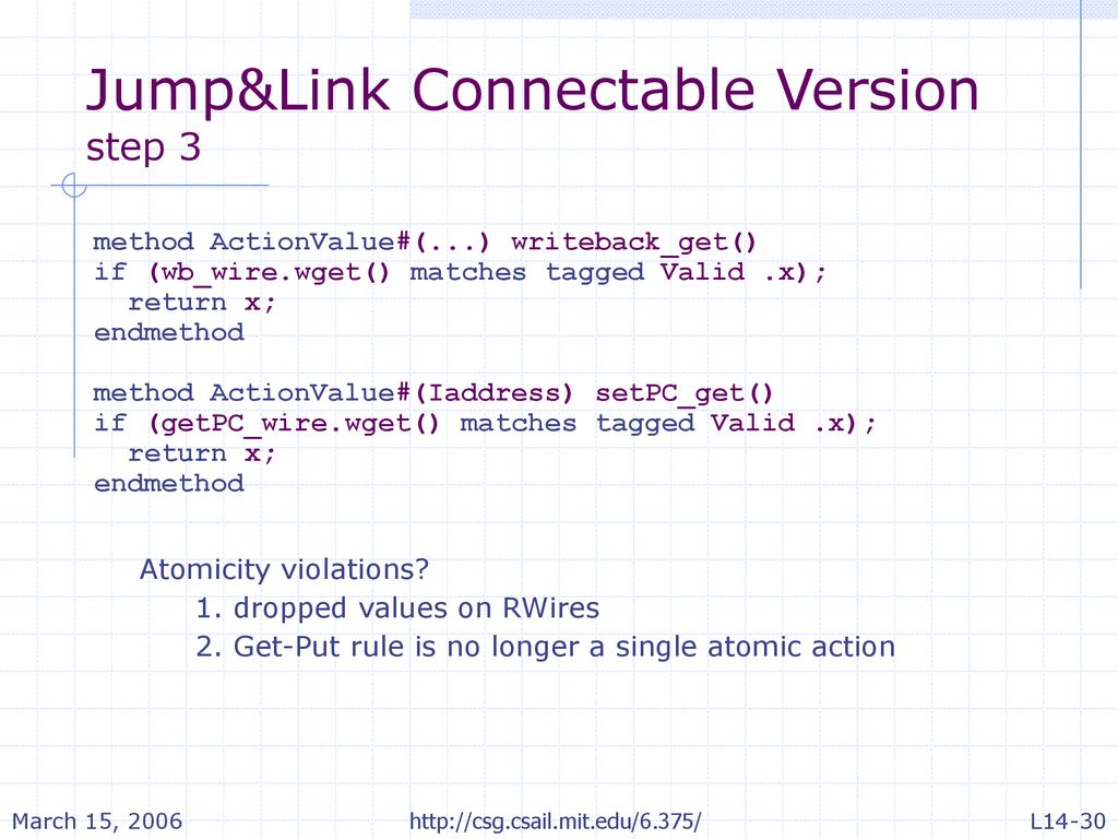 Jump&Link Connectable Version step 3