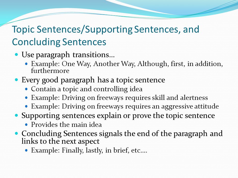 Topic sentence supporting sentences. Supporting sentences. Topic and supporting sentences. Topic sentence. A topic sentence and supporting sentences.