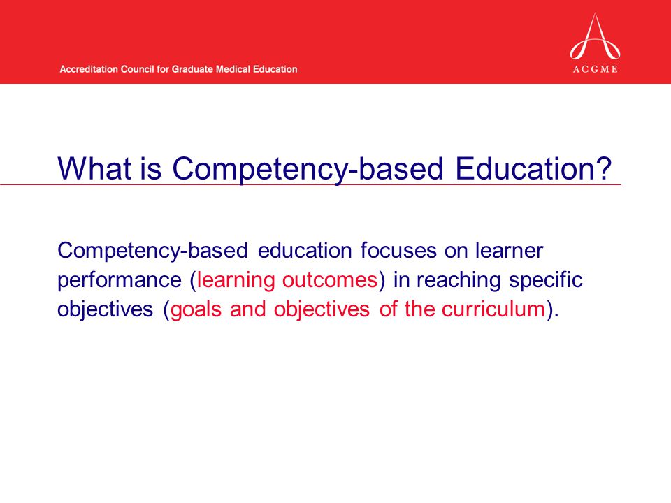 What is Competency-based Education