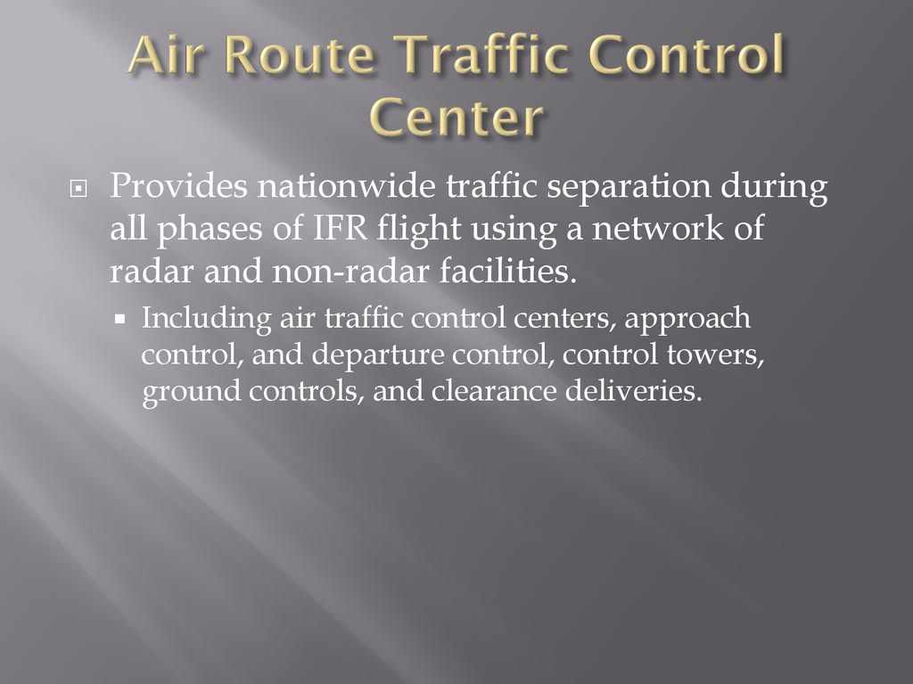 Air Traffic Control System - ppt download