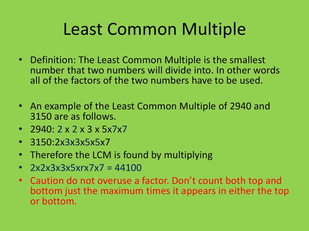 Greatest Common Factor - ppt download