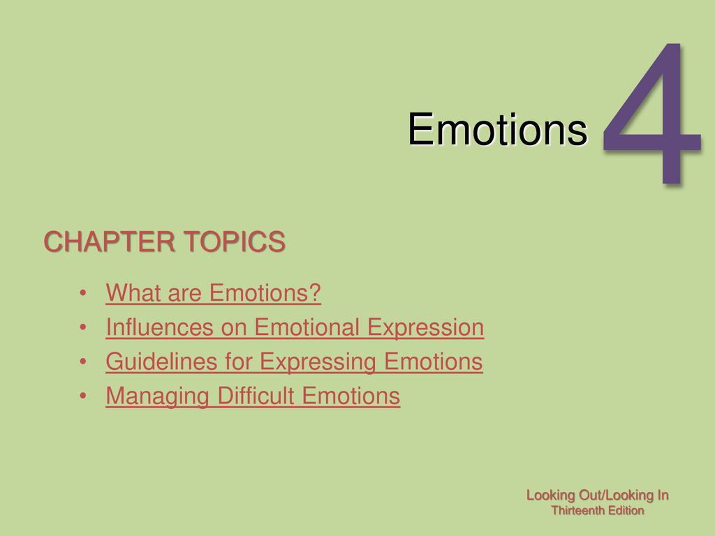 presentation topics emotions