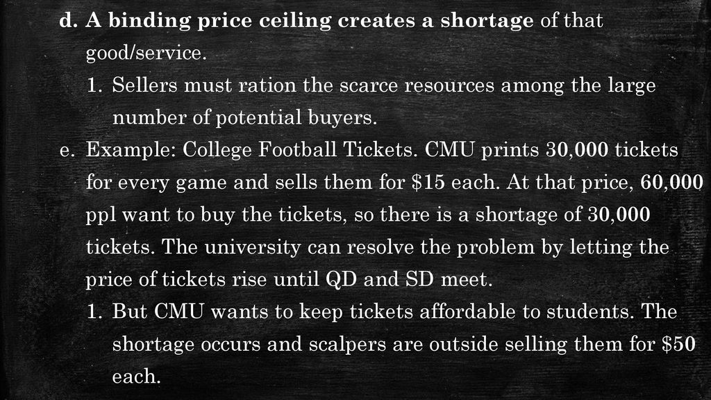 Price Ceilings Price Floors Ppt Download