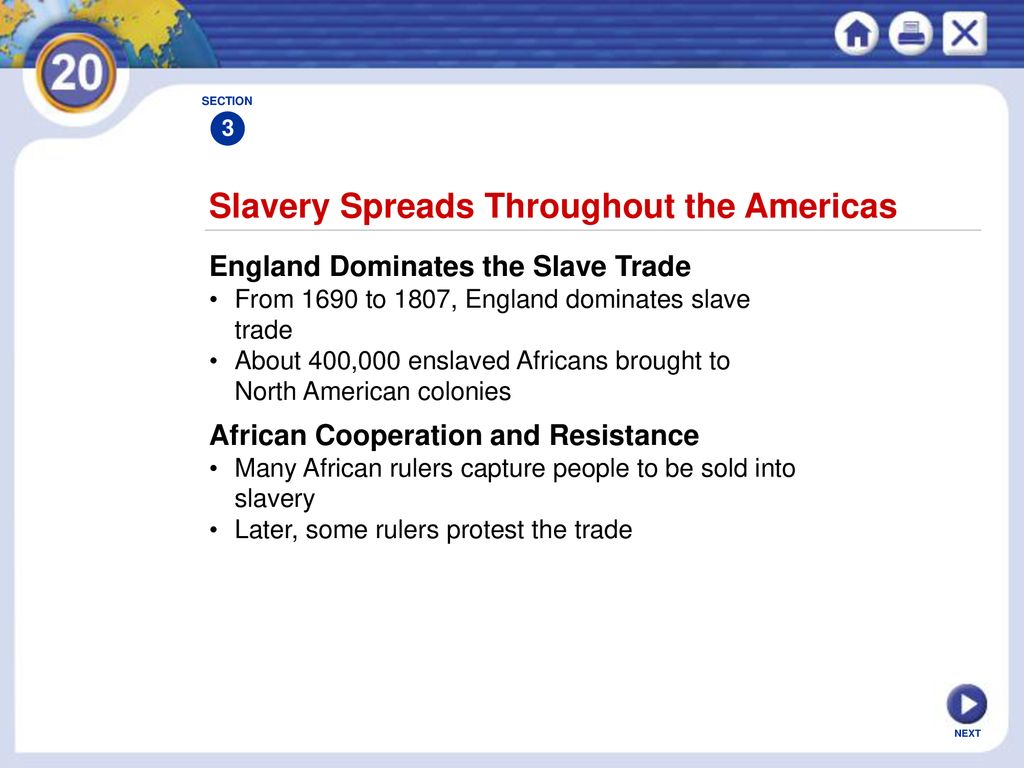 Slavery Spreads Throughout the Americas