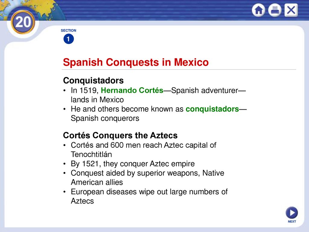 Spanish Conquests in Mexico