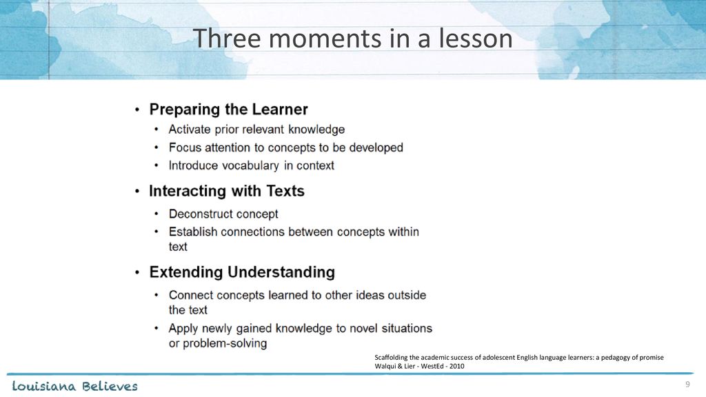 ELA Guidebooks Supporting English Learners Deeper Dive Education